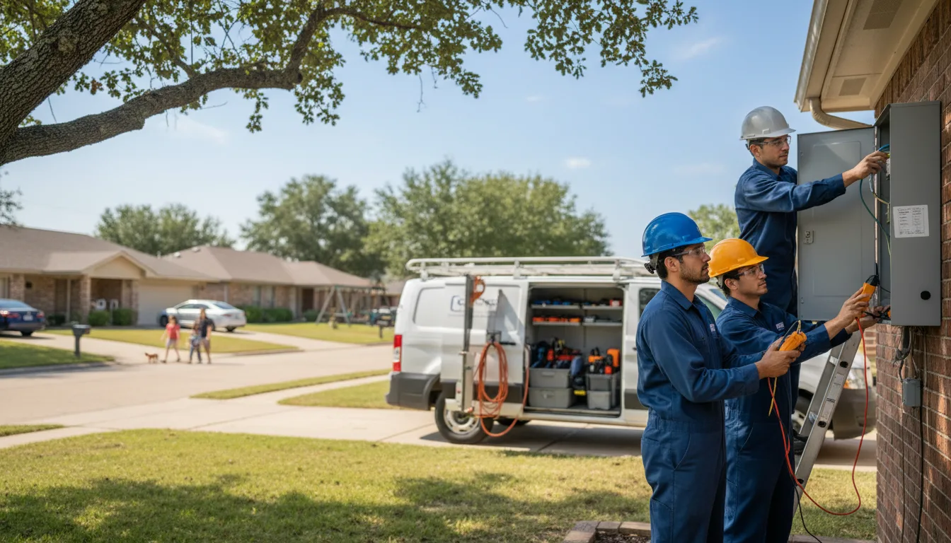 Certified electrician providing emergency electrical services in Cisco, IL